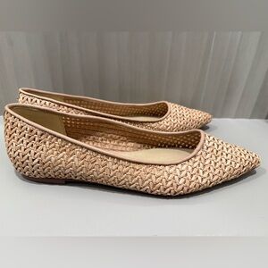 Sam Edelman Tan Woven Flats. Never worn!